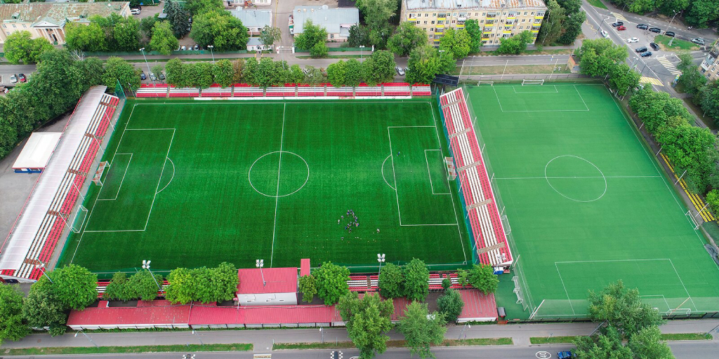 Стадион «Спартаковец», на котором играет ФК «Родина»